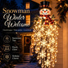 Hanging Snowflake Crystal LED Porch Light