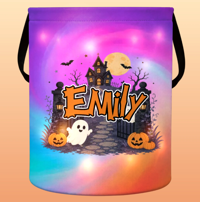 LED Halloween Trick-Or-Treat Bucket Bag