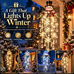 Hanging Snowflake Crystal LED Porch Light