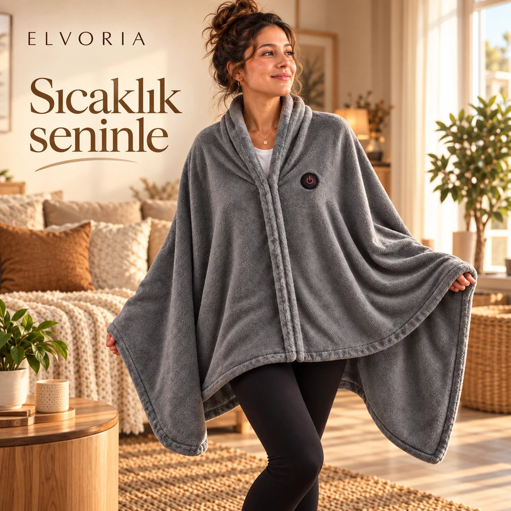 Elvoria Heated Wearable Blanket