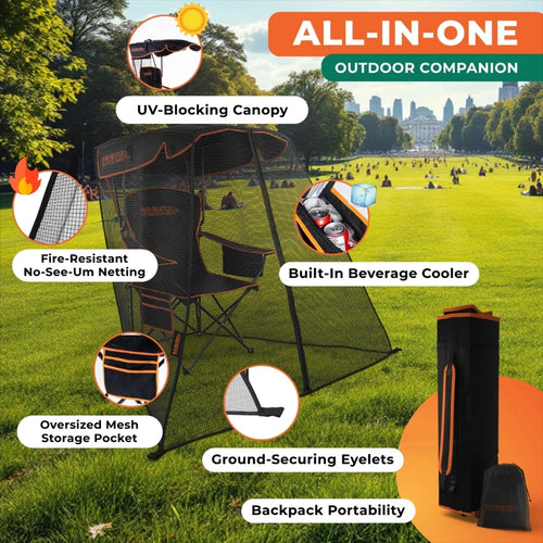 Bug Blocking Folding Camping Chair