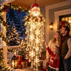 Hanging Snowflake Crystal LED Porch Light