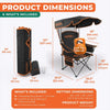 Bug Blocking Folding Camping Chair