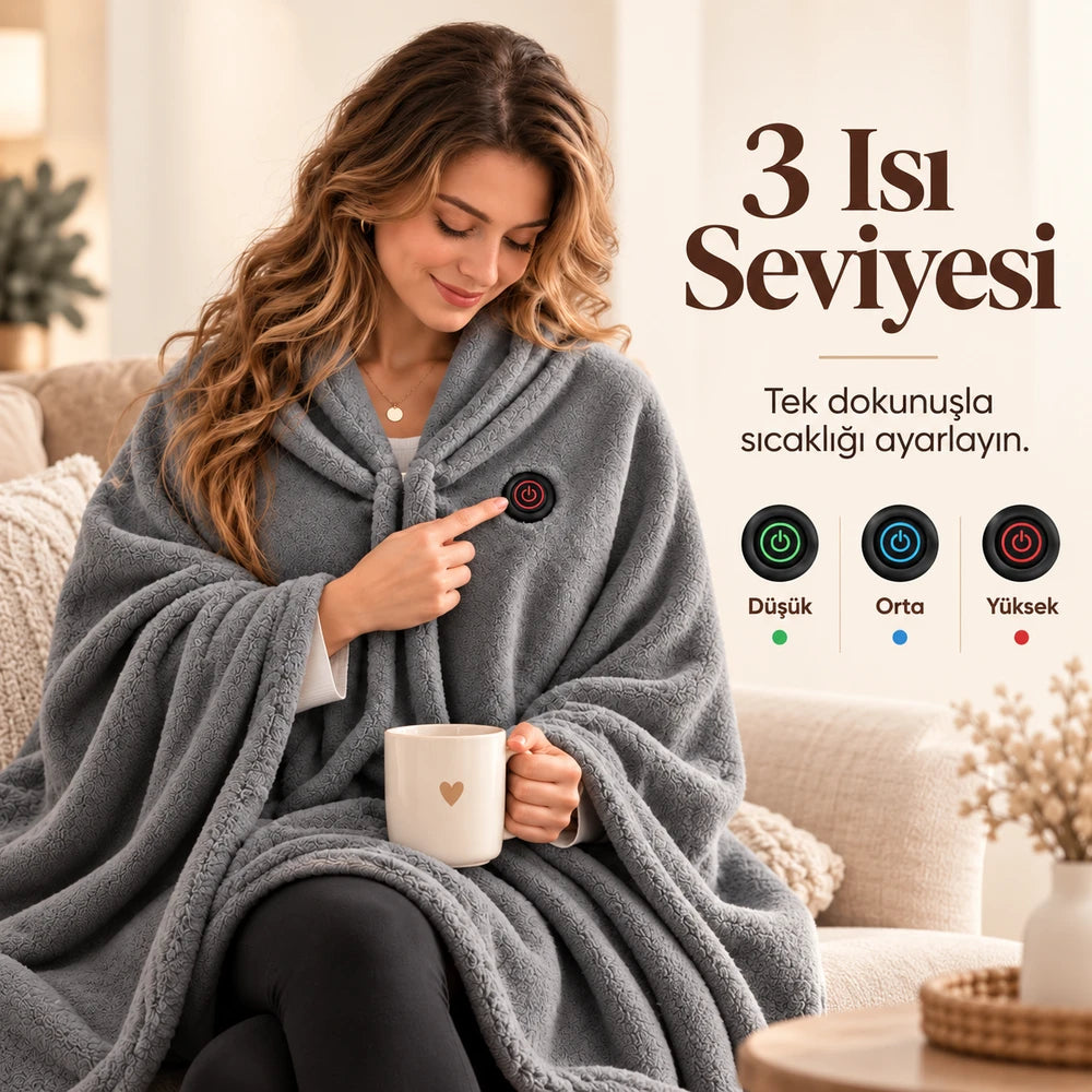 Elvoria Heated Wearable Blanket