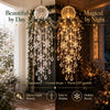Hanging Snowflake Crystal LED Porch Light
