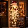 Hanging Snowflake Crystal LED Porch Light