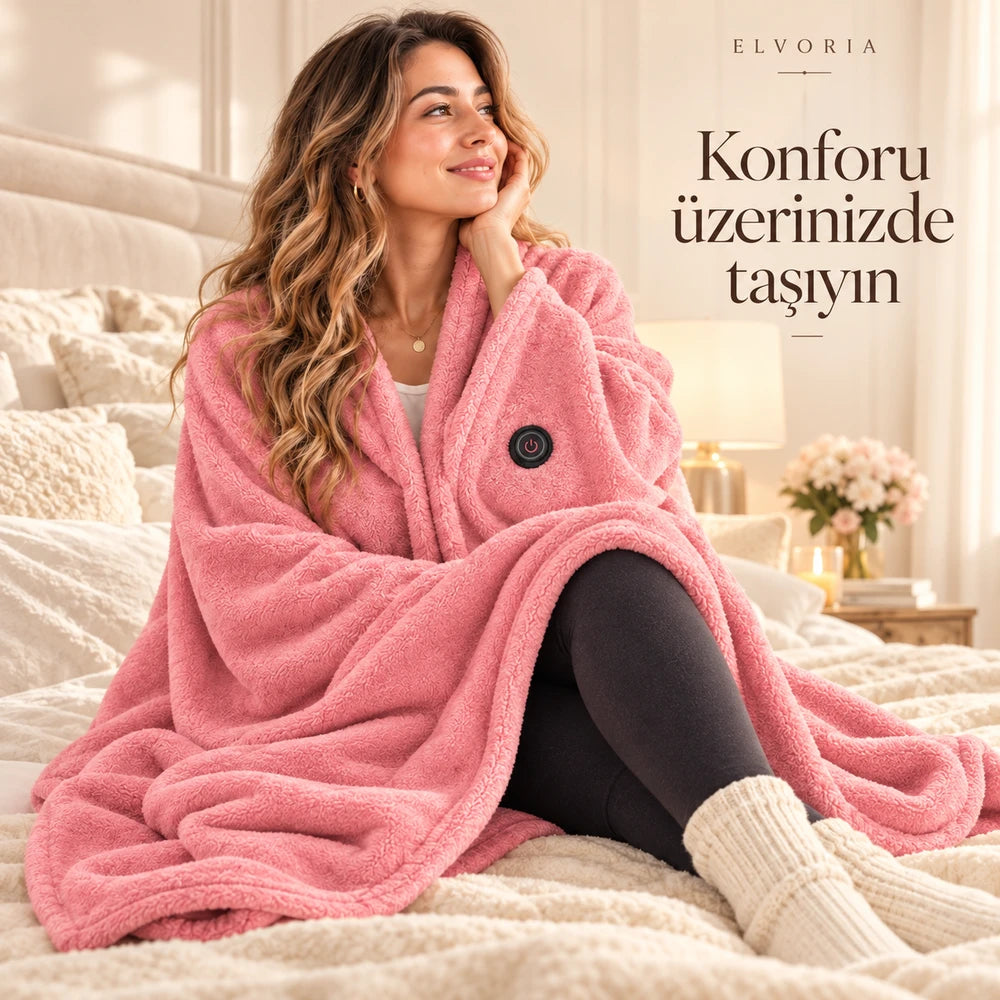 Elvoria Heated Wearable Blanket